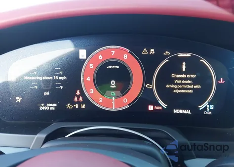 2025 Porsche 911 Carrera 4 Gts /Carrera Gts из США, поврежденный, VIN WP0CB2A93SS247259